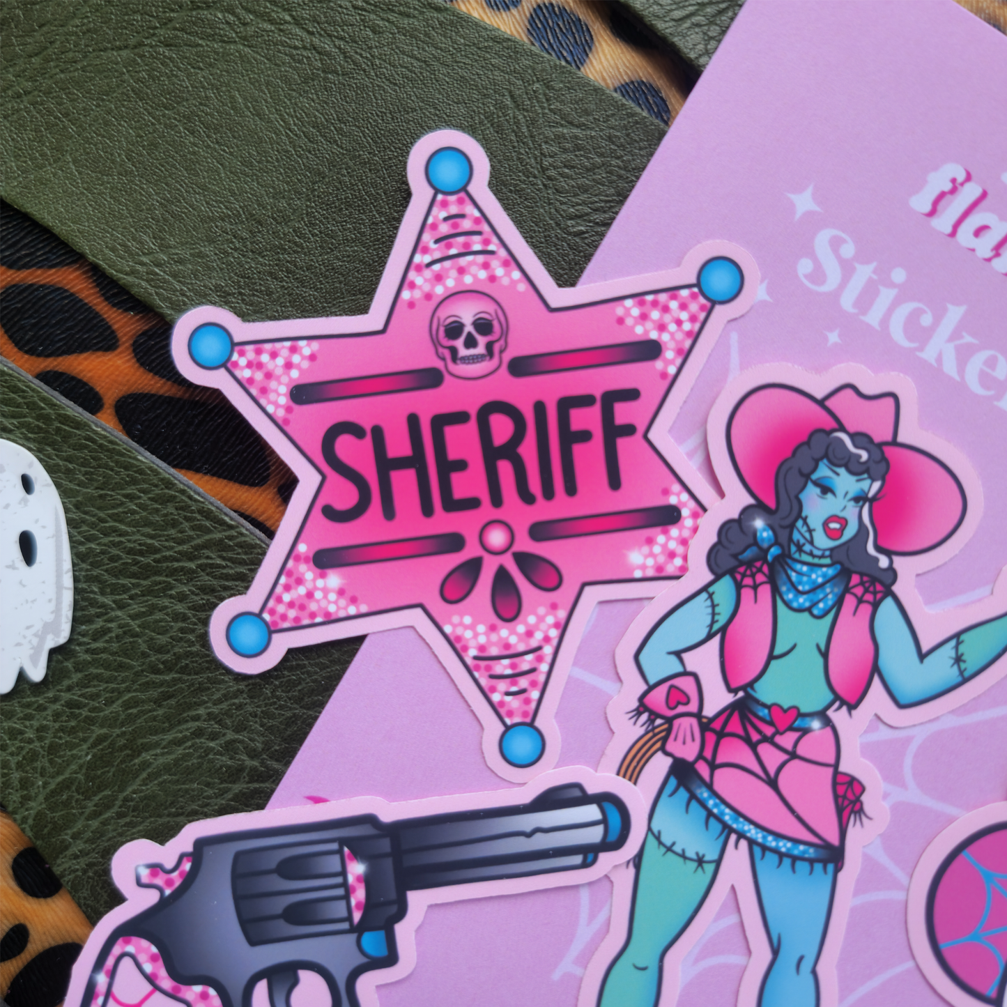 Spooky Western Sticker Pack