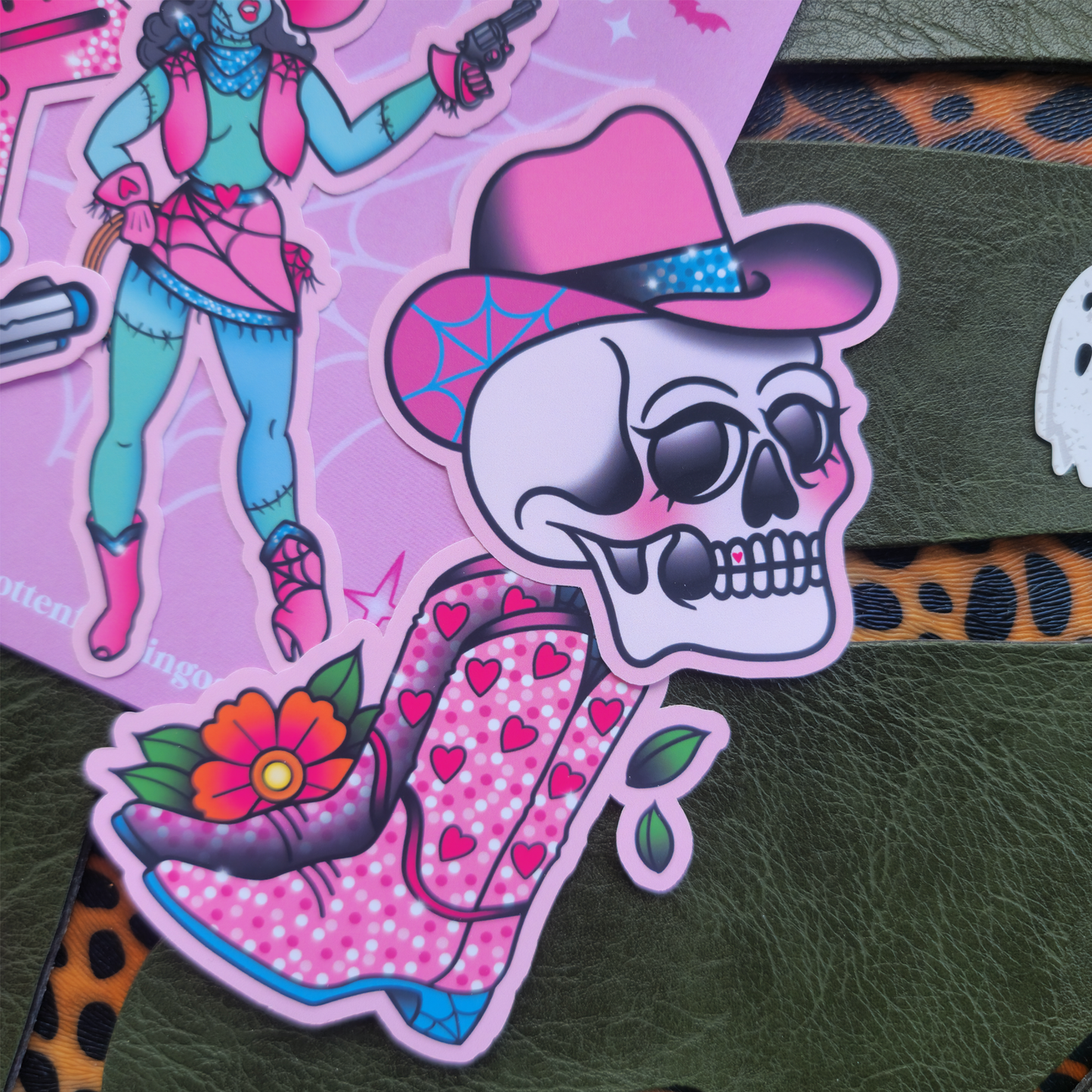 Spooky Western Sticker Pack