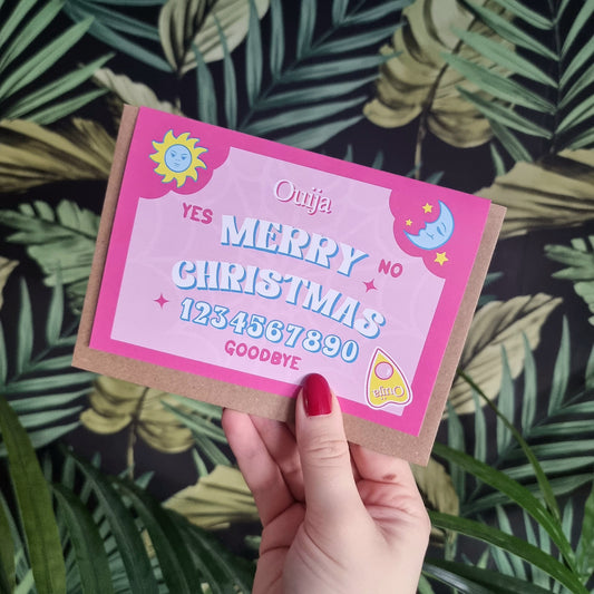 Merry Christmas Ouija Board Card