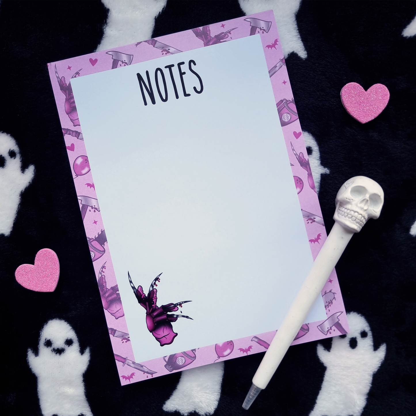 Pink Horror Notepad