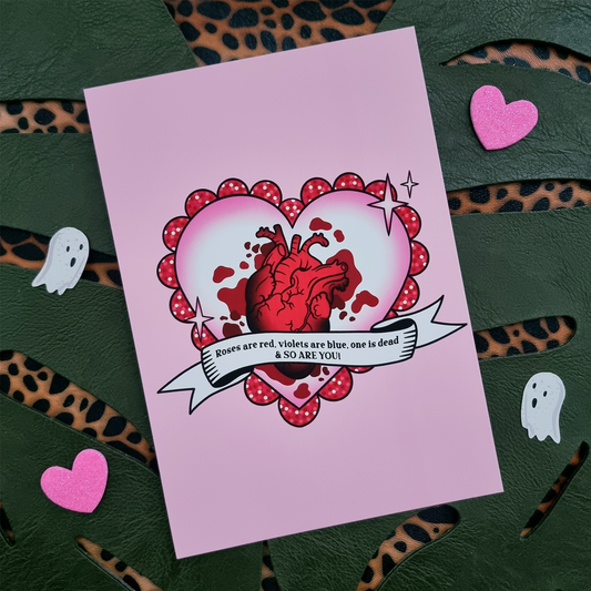 Bloody Heart Art Print