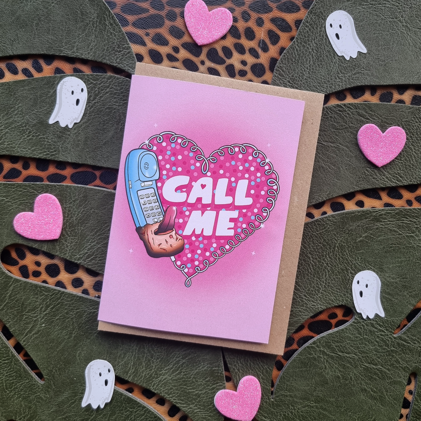 Call Me Valloween Greetings Card