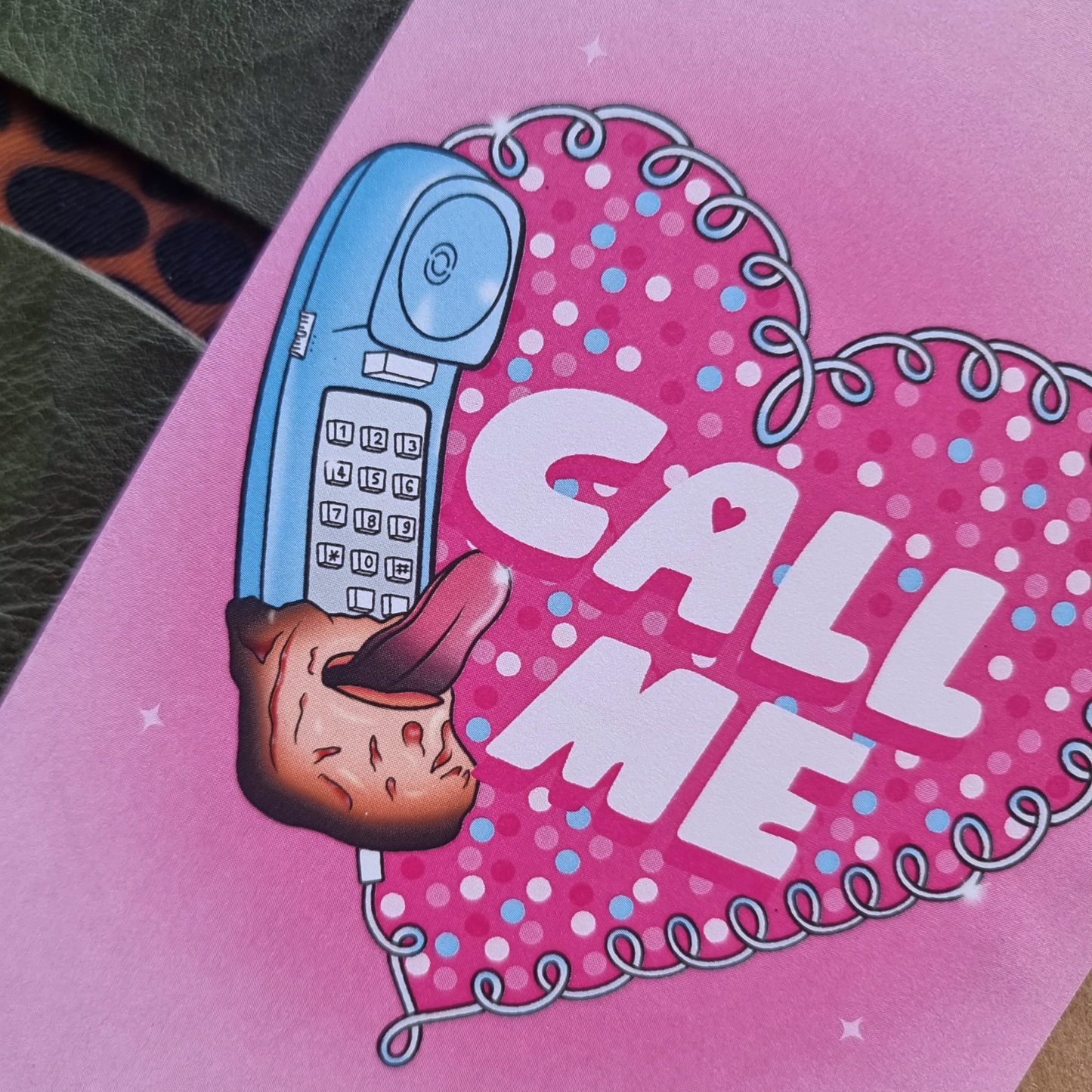 Call Me Valloween Greetings Card