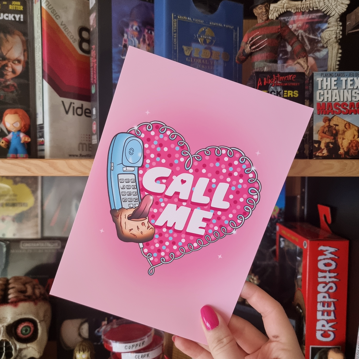 Call Me Art Print