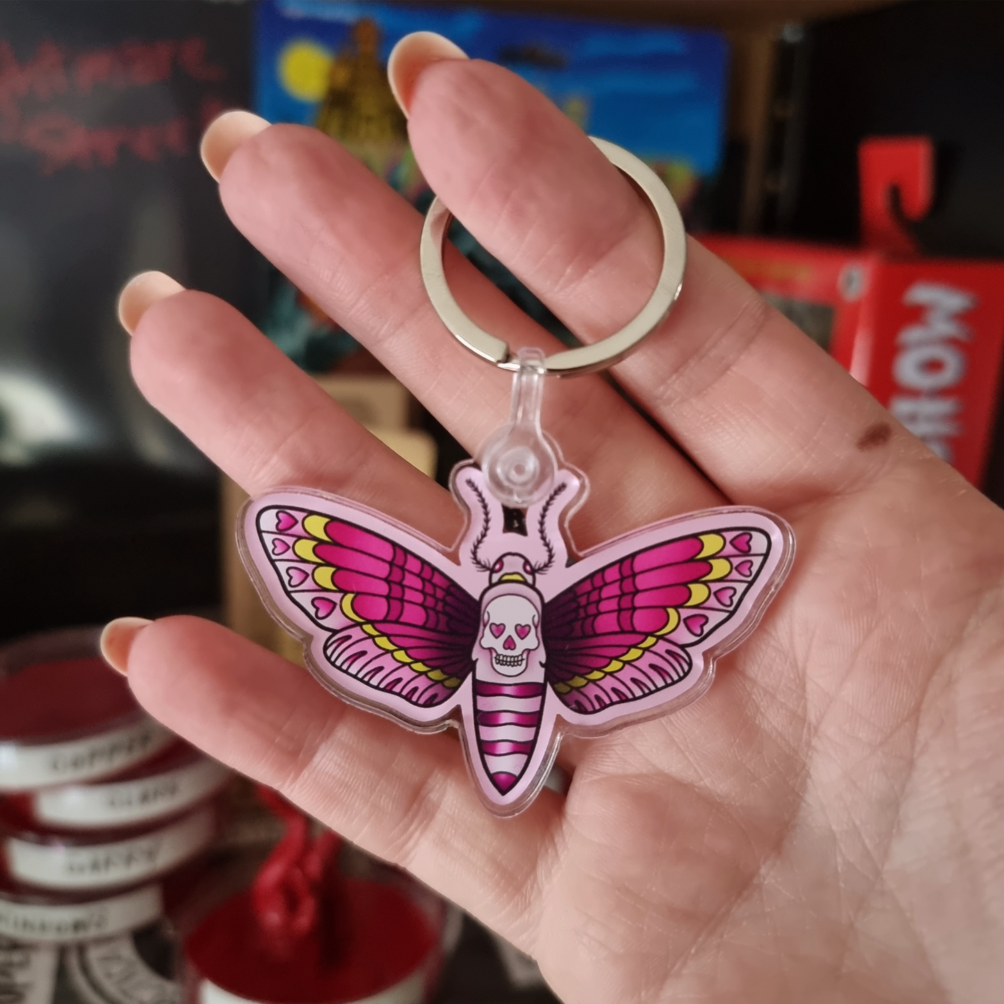 Death Moth Keychain