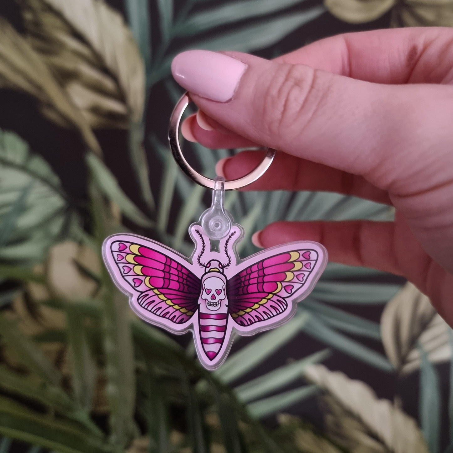 Death Moth Keychain