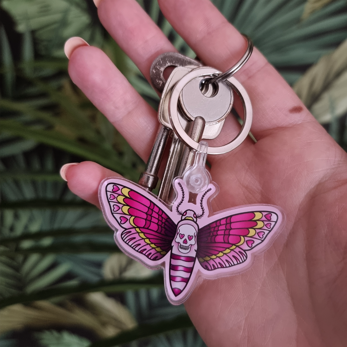 Death Moth Keychain