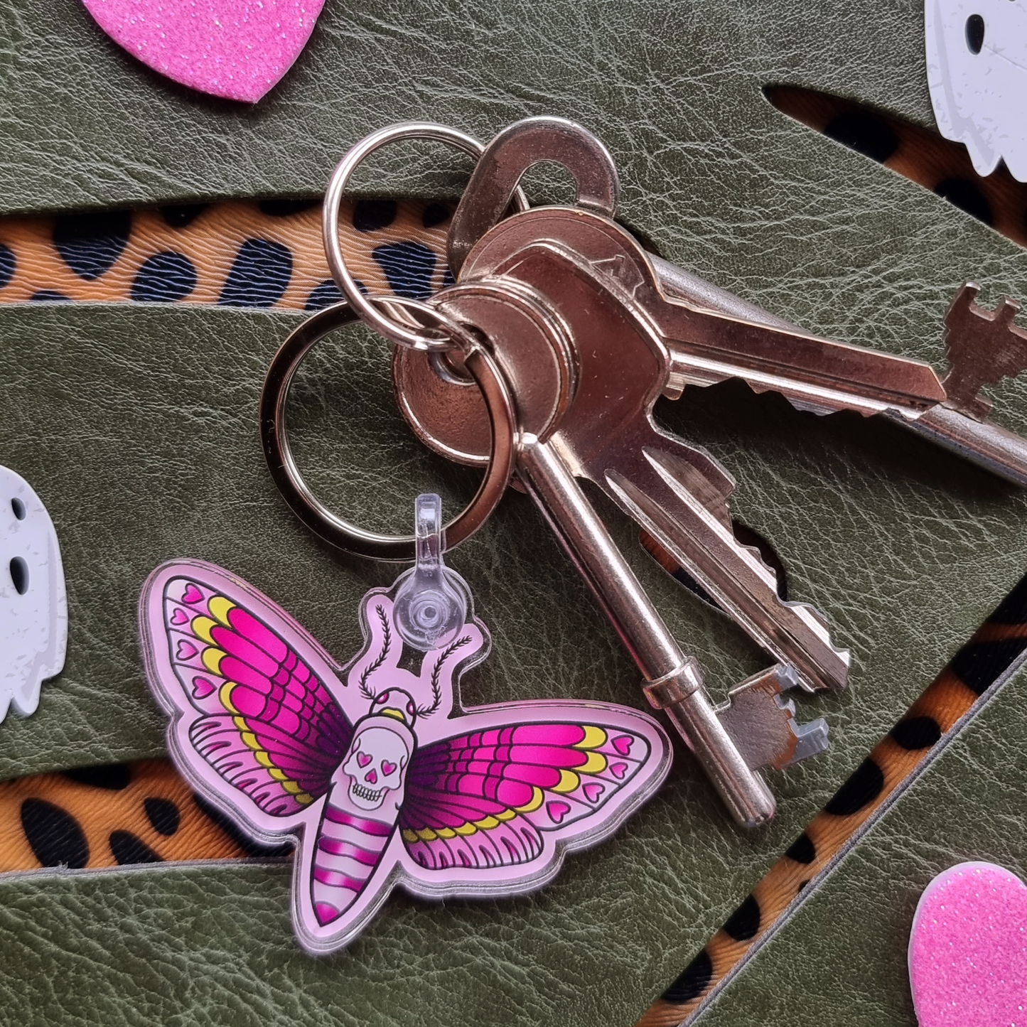 Death Moth Keychain