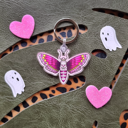 Death Moth Keychain