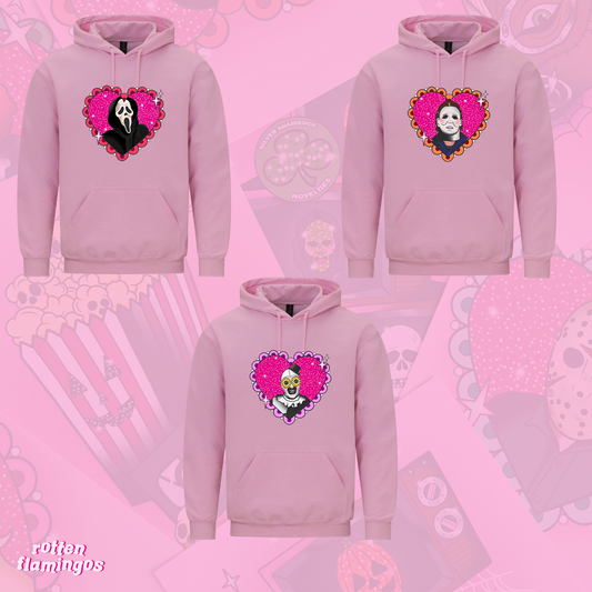Horror Icon Pink Hoodie