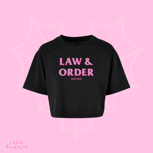 Law & Order Cropped T-shirt
