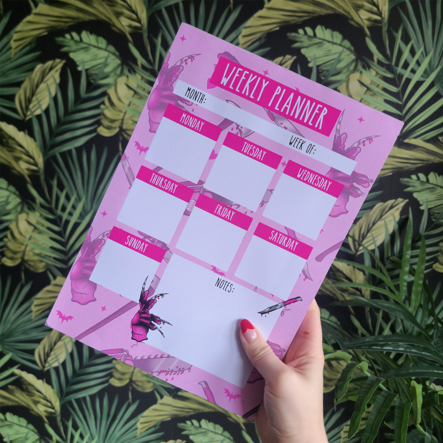 Pink Horror Planner